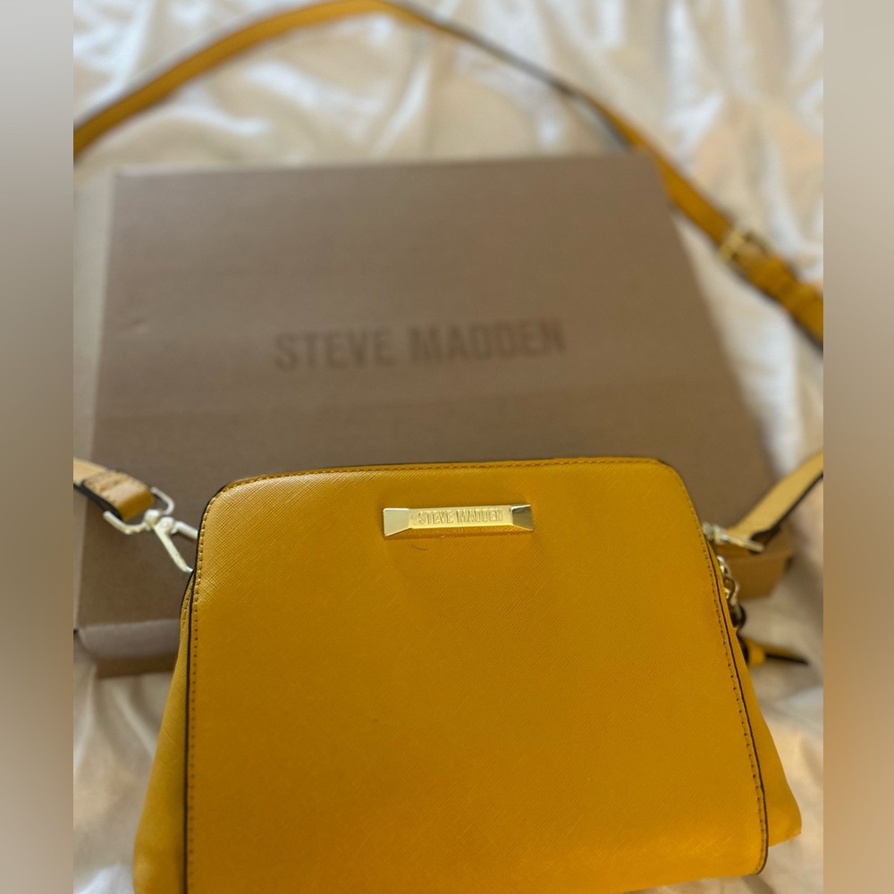 Yellow Steve Madden Purse